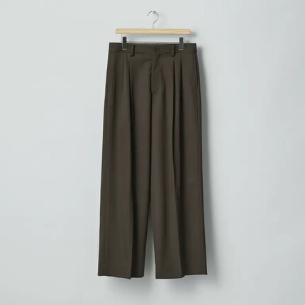 ssstein Long Wide Trousers 2/60 WOOL 26SS 羊毛华达呢宽松西裤