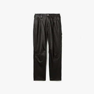 WORKER 26SS复古拉链羊皮皮裤 TROUSERS LEATHER SHEEP nonnative