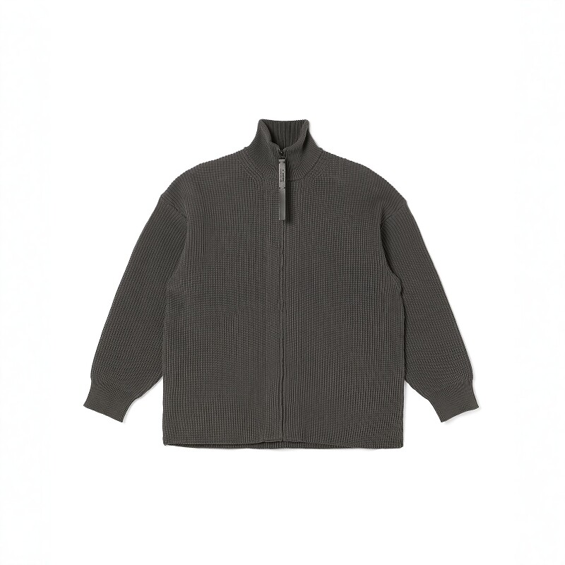 N.HOOLYWOOD DRIVERS KNIT 25AW 日产棉质罗纹拉链司机针织开衫
