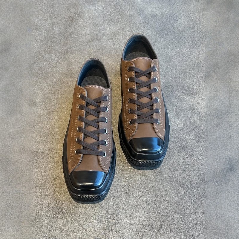 CONVERSE ALL STAR SQUARETOE LE/NB OX25AW麂漆皮低帮方头滑板鞋