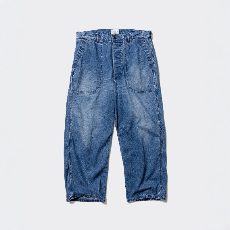 Unlikely Navy Utility Pants 26SS 复古军事风宽松水洗牛仔裤