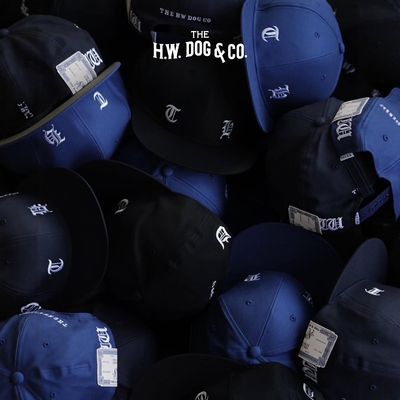 THEH.W.DOG&CO.狗牌刺绣棒球帽