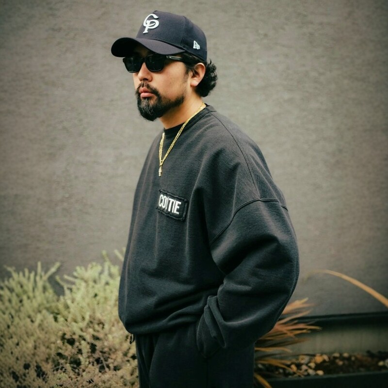 COOTIE AD Processing Sweat Crew 26SS 宽松复古做旧圆领卫衣