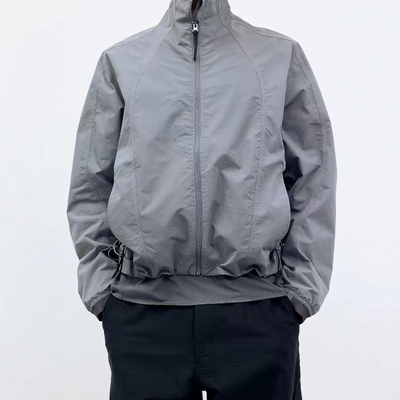 GOLDWIN0流线防撕布拉链夹克