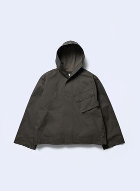 GOLDWIN 0 Hooded Cargo Pocket Jacket24AW双层机能连帽工装夹克