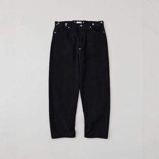 NICENESS D.AMENT Denim Carpenter Pants 25AW 黑色牛仔木工裤