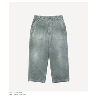 Pants Utility 25AW 军事风复古水洗工装 A.PRESSE 长裤 Vintage