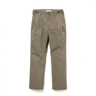 nonnative卡其斜纹棉布休闲长裤