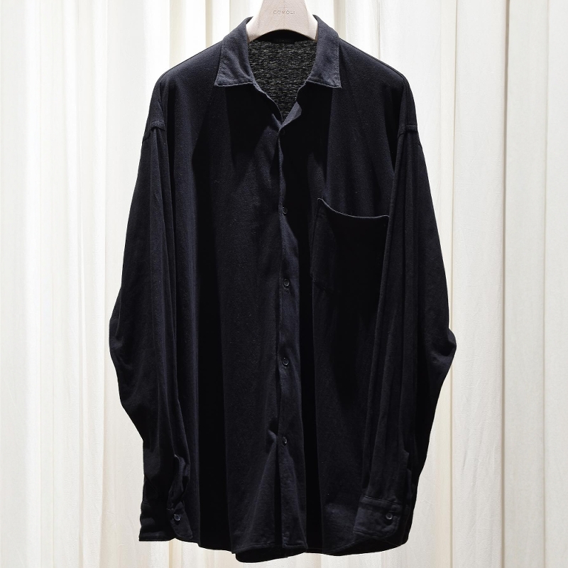 COMOLIJerseyShirt口袋衬衫