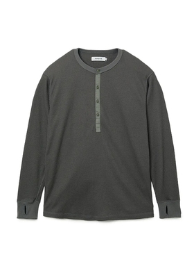 nonnative L/S HENRY NECK TEE THERMAL 25AW华夫格亨利领长袖T恤