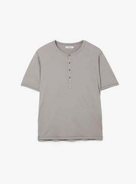 nonnative DWELLER S/S HENRY NECK TEE 26SS 羊毛亨利领短袖T恤