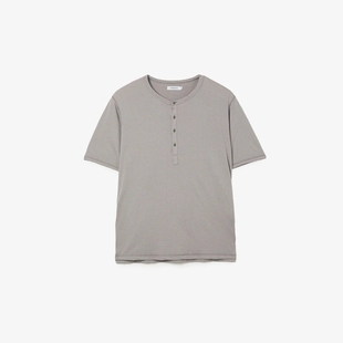 nonnative DWELLER S/S HENRY NECK TEE 26SS 羊毛亨利领短袖T恤