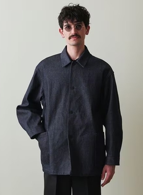 Steven Alan SLVG DNM WK JKT 25SS 原色编织牛仔宽松工装夹克