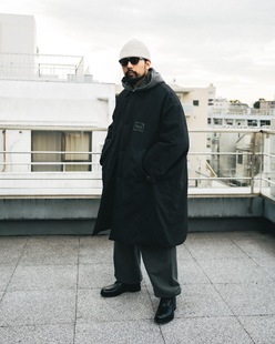 23AW COAT OVER COOTIE 大衣风衣 PADDED 防水机能宽松休闲长款