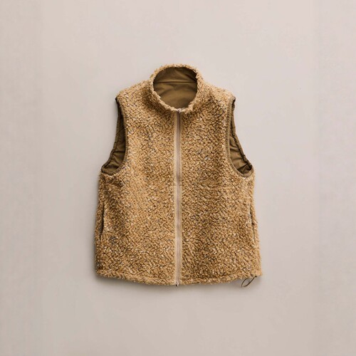 NICENESS  REVERSIBLE VEST 26AW 法产美利奴羊毛摇粒绒双面马甲