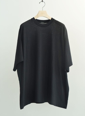 COMOLI Cotton Mesh S/S T-Shirt 26SS 定番棉质网眼宽松短袖T恤