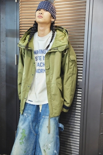 ECWCS TYPE PARKA 军事风连帽棉服夹克 ANACHRONORM JACKET 23AW