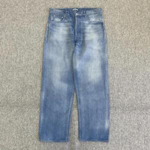 现货 AURALEE SELVEDGE LIGHT DENIM WIDE PANTS 25SS 水洗牛仔裤