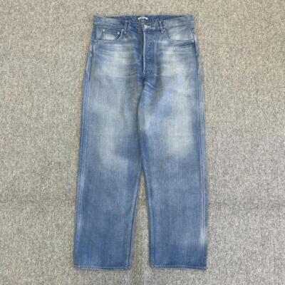 AURALEE轻量单宁水洗宽松牛仔裤