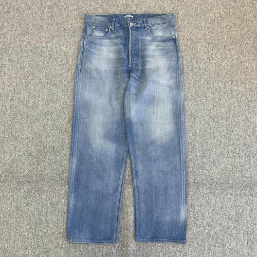 AURALEE轻量单宁水洗宽松牛仔裤