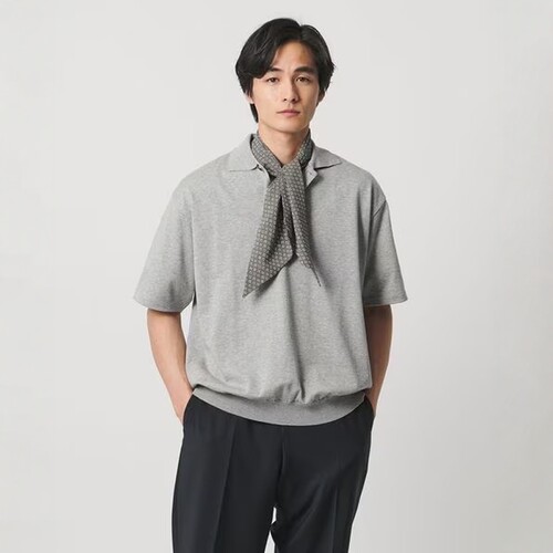 BATONERUAS休闲针织短袖衬衫