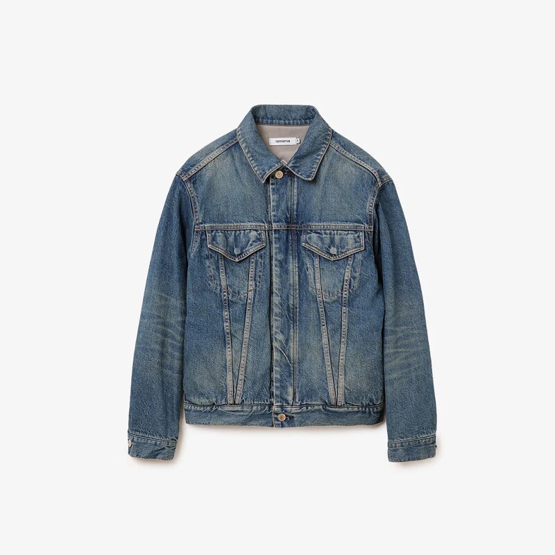 nonnative TRUCKER BLOUSON 11.5oz DENIM 26SS 复古水洗牛仔夹克