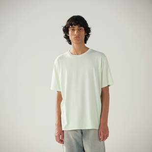 LUSTER 长绒匹马棉纯色圆领短袖 PLAITING 25SS T恤 TEE AURALEE