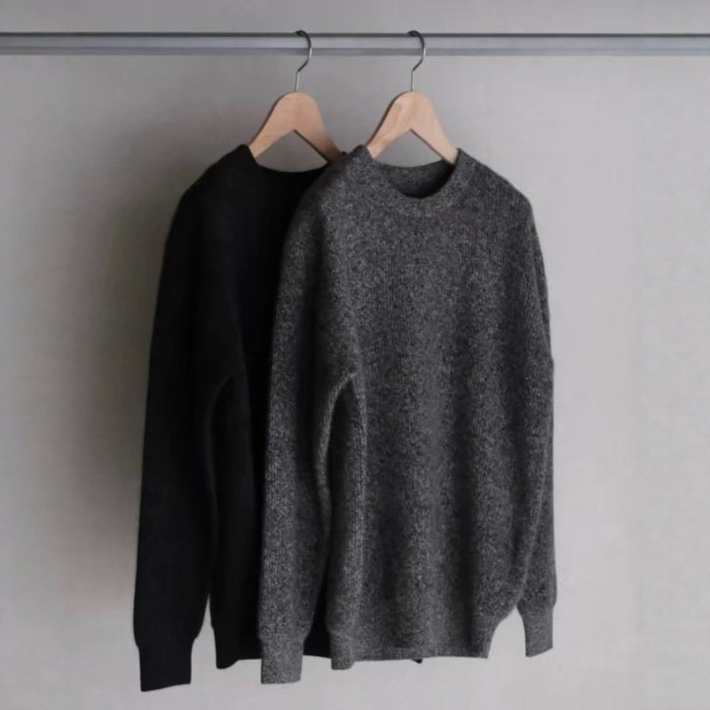 BATONER CASHMERE FOX CREW NECK 25AW 克什米尔羊绒圆领针织衫