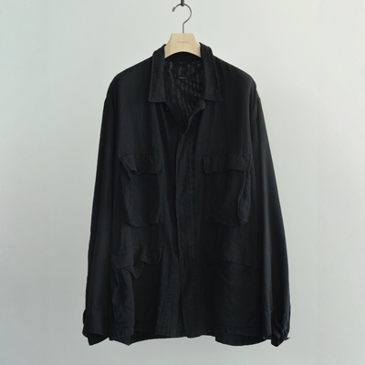 COMOLI丝绵混纺四袋夹克