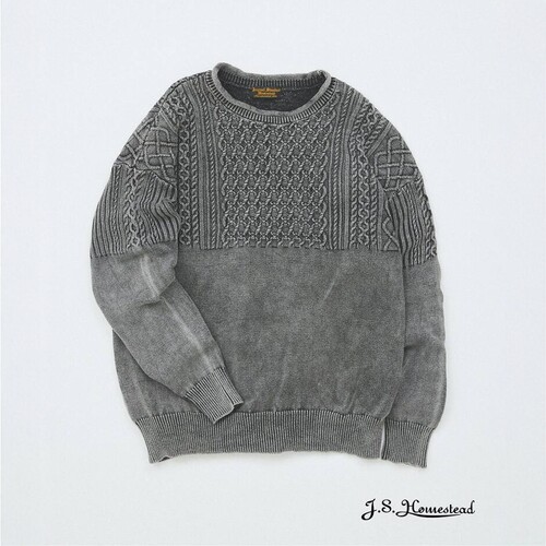 J.S.Homestead复古水洗针织衫