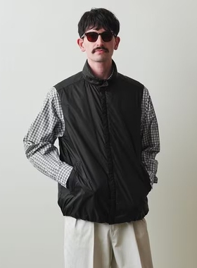 Steven Alan PERTEX LT PDD REV VT 25SS 户外防水抽绳棉服马甲