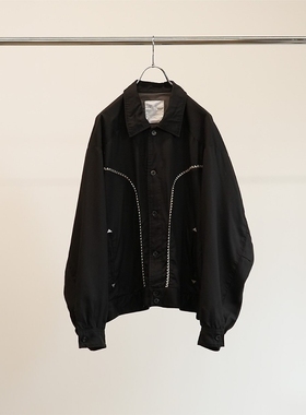 ANCELLM WESTERN JACKET 25SS 复古莱赛尔光泽垂感宽松西部夹克