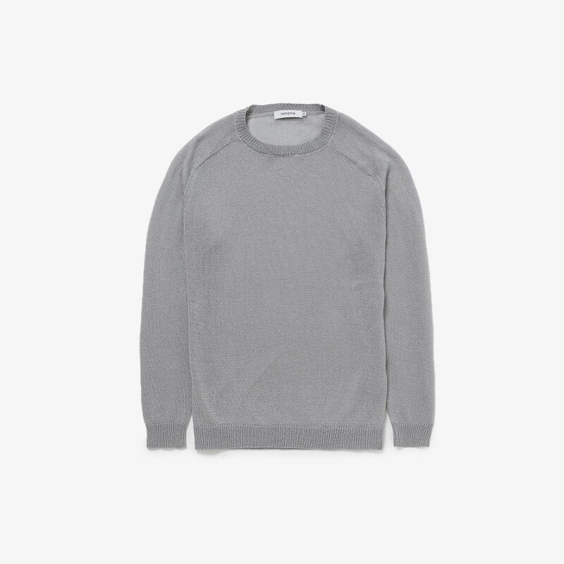 nonnative VOYAGER CREW SWEATER YARN 26SS 和纸真丝轻量针织衫