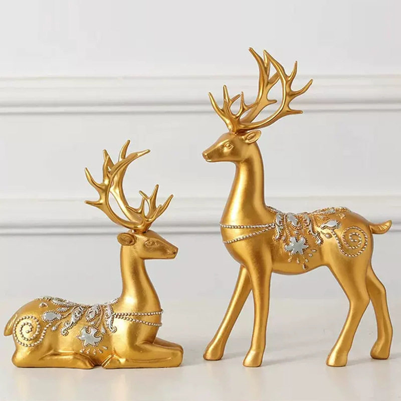 摆件客厅电视柜玄关装饰创意新中式轻奢高级感吉祥梅花鹿家居饰品,家居饰品,桌面摆件,淘宝优惠券,粉丝福利购,淘宝优惠卷