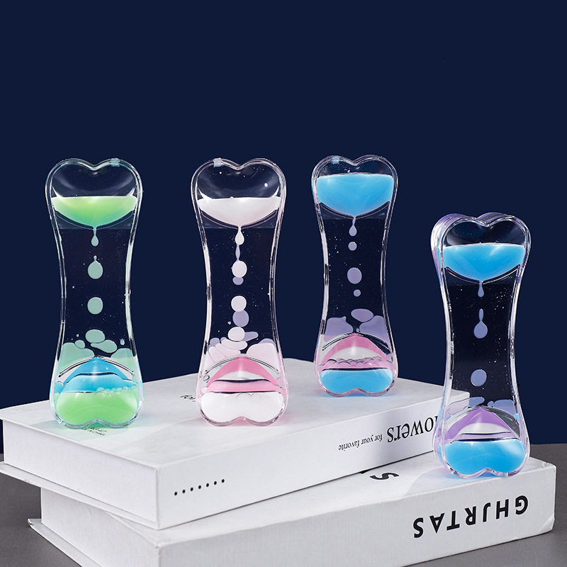 滴漏液体油滴特解压奇特爱心双心创意减压神器流水潮流沙漏小孩