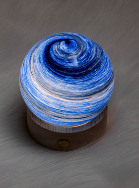 星球灯水晶球桌面摆件星空夜灯男女生小众高级生日礼物七夕礼物