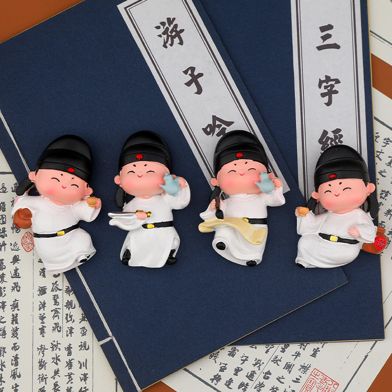 古风李白磁吸冰箱贴中式唐风西安文创礼品旅游景区周边纪念品