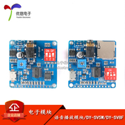 Mô-đun phát lại giọng nói Máy nghe nhạc MP3 kích hoạt điều khiển cổng nối tiếp phát lại để phát máy nghe nhạc MP3