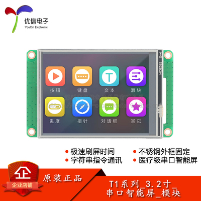原装3.2寸_电/容阻屏_模块触摸屏