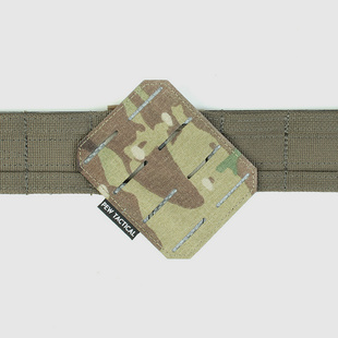 UA56 IPSC 45°倾斜Molle转接板腰封腰带单排双排斜角快拔板 PEW