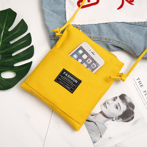 休闲斜挎小包帆布袋