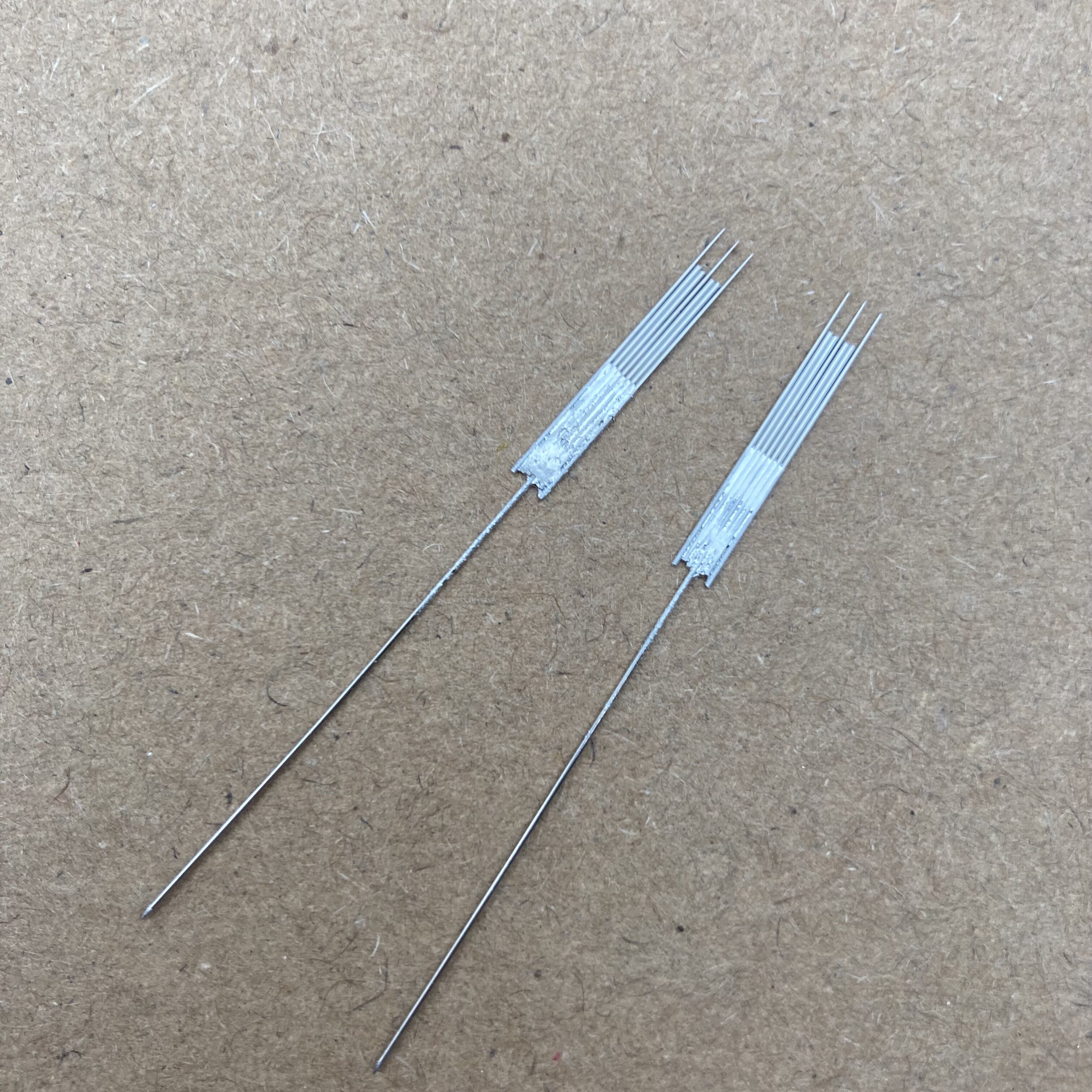 50个装半抛纹绣机雅阁黑骑士白精灵小号双芯纹绣机三枪针点刺唇针