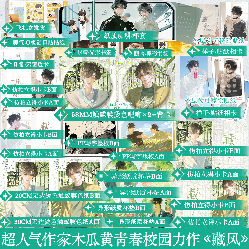 限量310亲签特典后限时预售当晚特典版 藏风 木瓜黄著 现代青春校园小说书籍实体书 享学