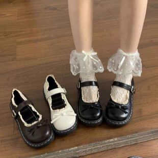 圆头日系jk玛丽珍小皮鞋女2025春秋新款法式配裙子软妹lolita单鞋