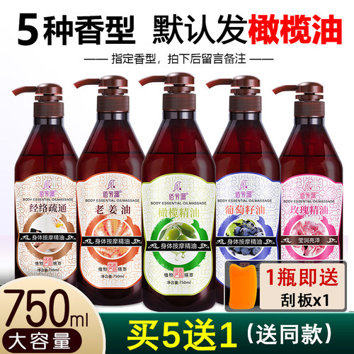 美容院专用橄榄油按摩油刮痧精油