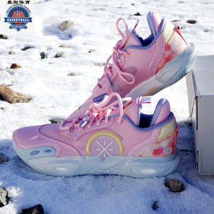 李宁䨻科技韦德之道全城12男款低帮防滑耐磨实战篮球鞋ABAU015