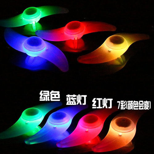 单车风火轮柳叶夜骑行辐条灯