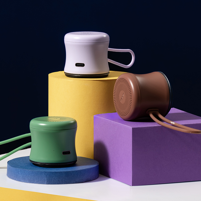 miniso名创优品便携迷你金属蓝牙音箱立体声重低音便携高颜值音响