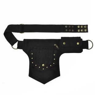 外贸新款男女复古腰包跨境时尚斜挎胸包多功能收纳包手机包运动包