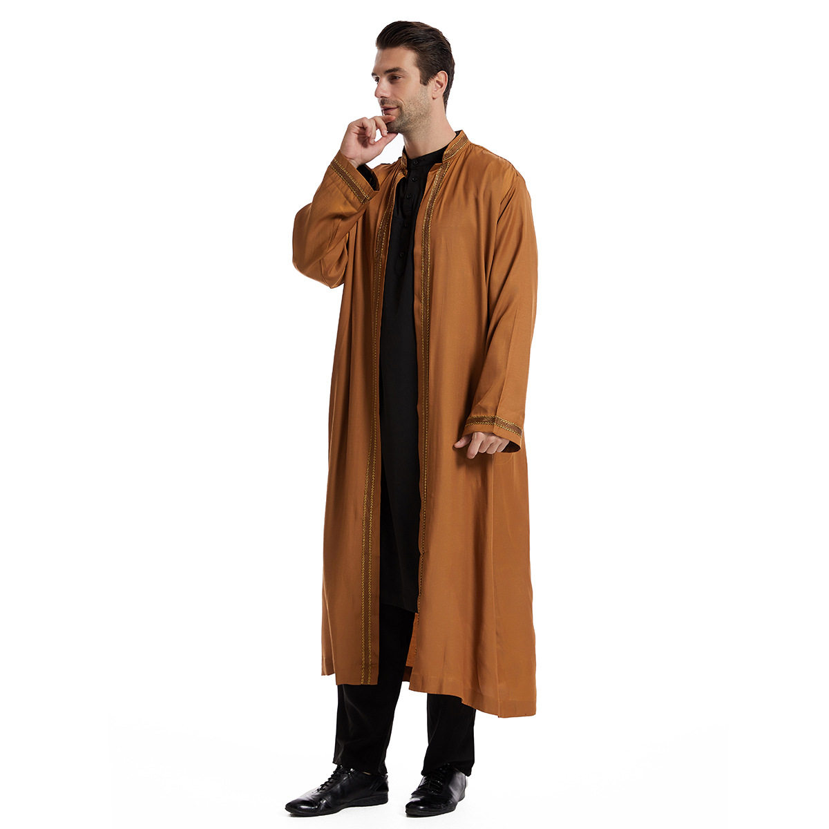 NEW SPRING SUMMER AUTUMN MENS ROBES ROBES LONG THIN MIDDLE EAST TURKEY SAUDI ARABIA MENS CLOTHING LOOSE FIT